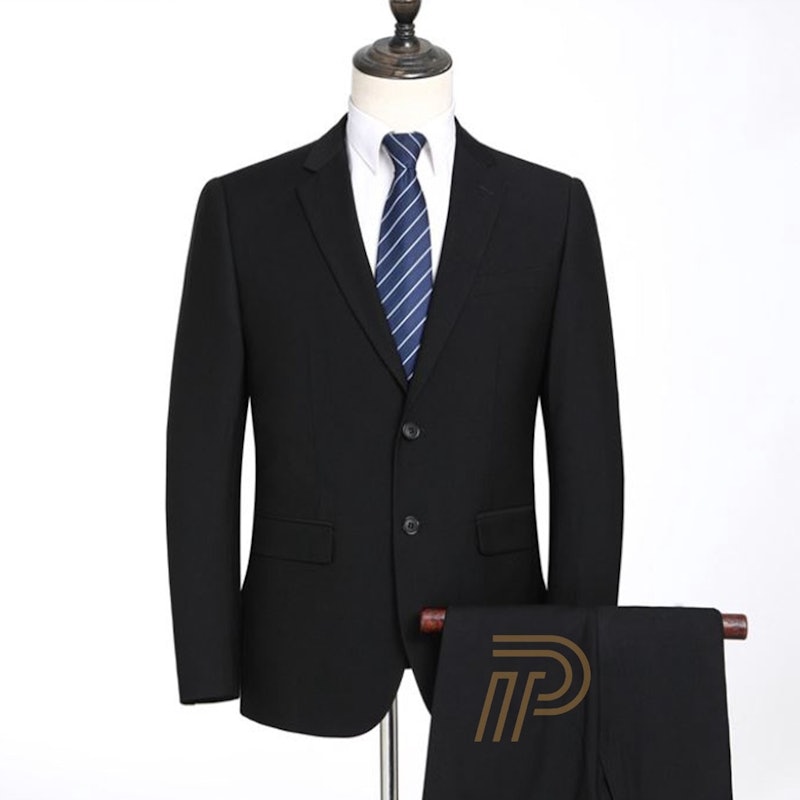 Jas Blazer Vali Pria Formal Kancing Dua Slim Fit 2