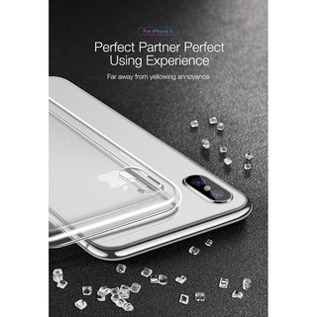 CAFELE Clear Soft Case Transparent Silicone Crystal