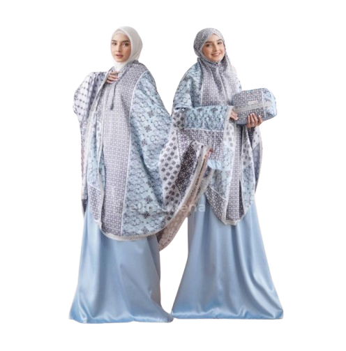 Belimukena Premium Mukena Silk Premium 2in1 Sabrina Set Sajadah