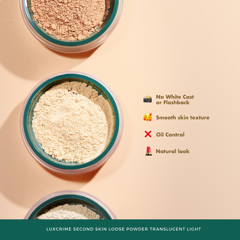 Luxury Cantika Indonesia Luxcrime Second Skin Loose Powder Banana