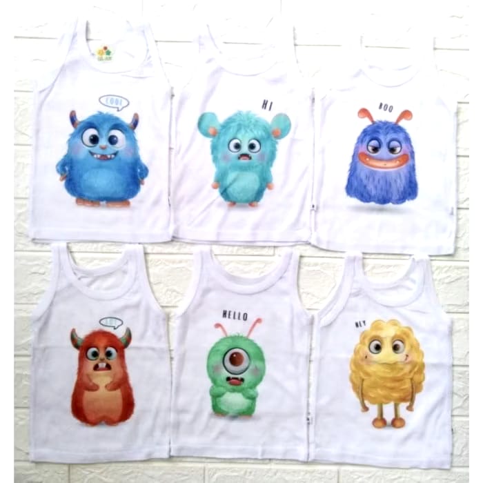  BabyToys Singlet Bayi Motif