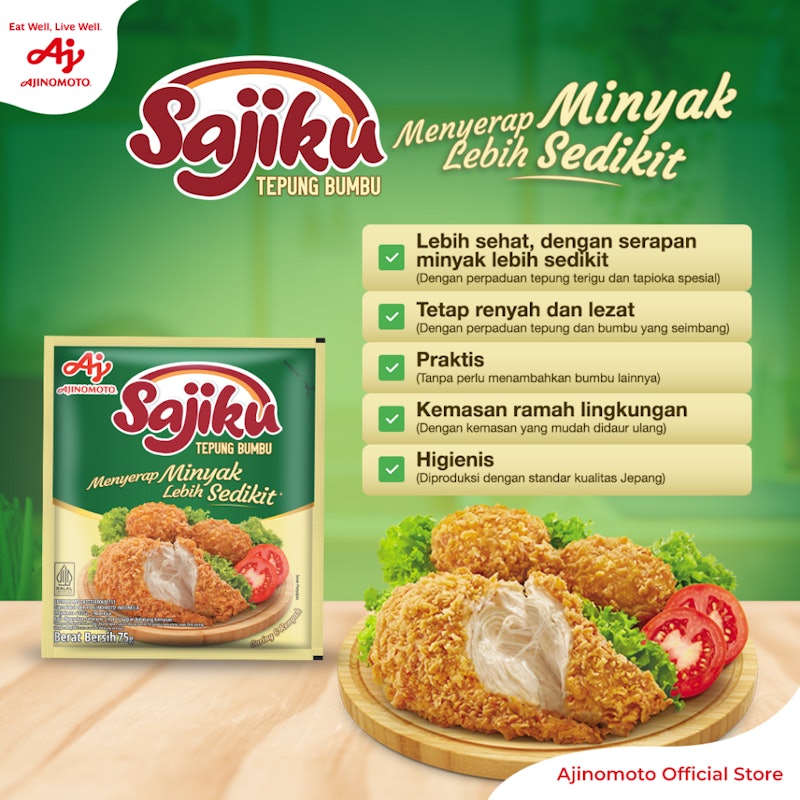 Tepung Bumbu Less Oil - Menyerap Minyak Lebih Sedikit 3