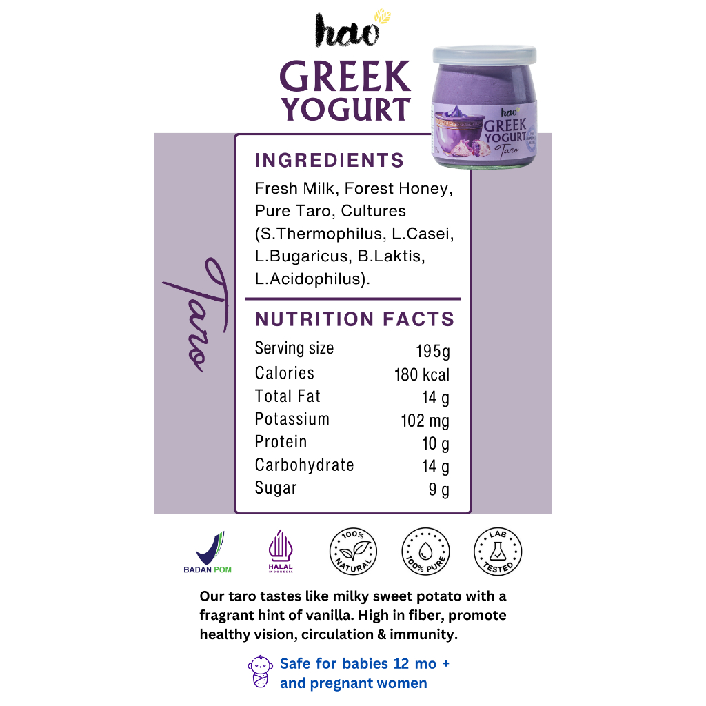 Hao Greek Yogurt Taro 4