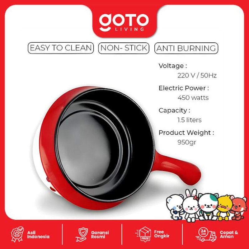 Goto Ganjang Eco Panci Listrik 4