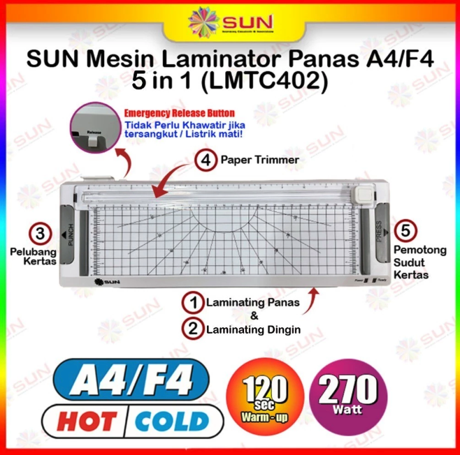 SUN 5 in 1 Laminating Machine  LMTC 402