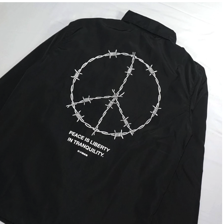  VIBES APPAREL Wirepeace Coach Jacket
