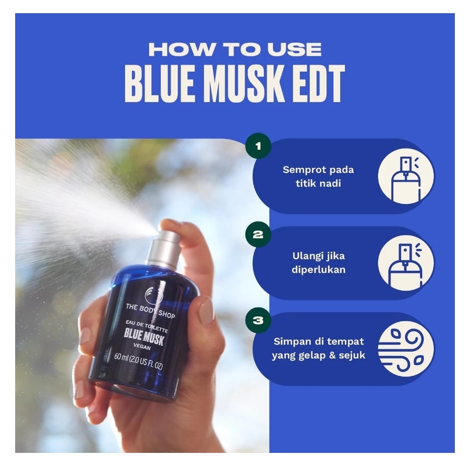 Auréa Group The Body Shop® Blue Musk Eau De Toilette