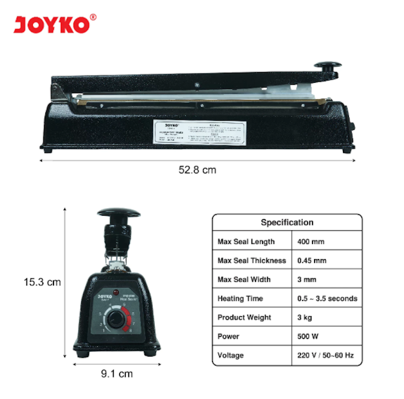 Impulse Heat Sealer Besi 40 cm 3