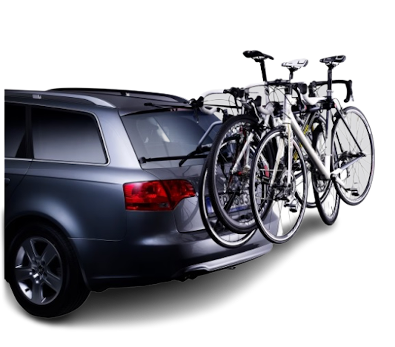 FreeWay 3-Bike Hanging Trunk Bike Rack Aluminium 3