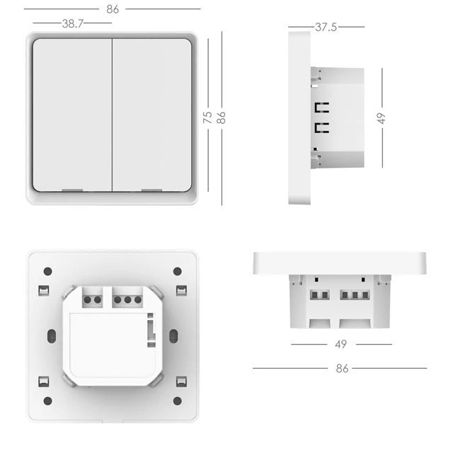 ARBIT Smart Zigbee 2 Gang Switch 5