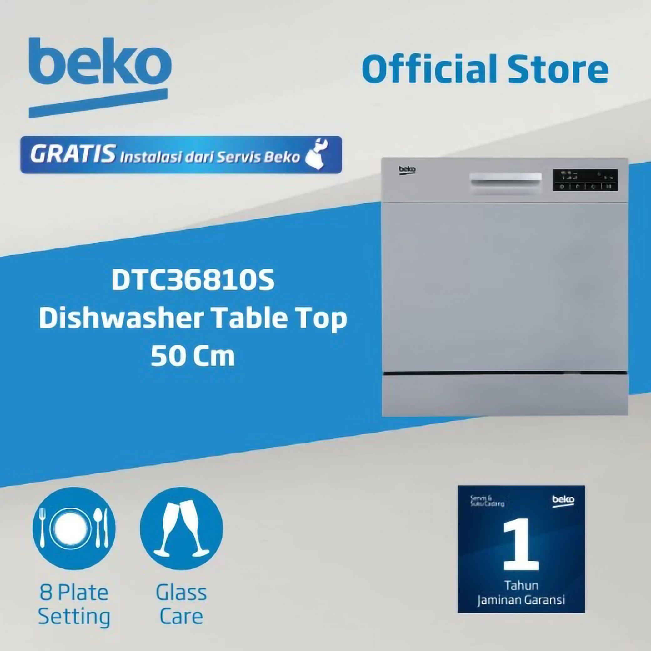 Arçelik Beko Dishwasher DTC36810S 