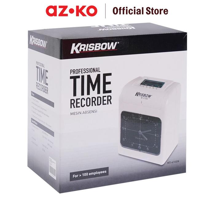 Aspirasi Hidup Indonesia AZKO Krisbow Mesin Absensi Elektronik  TR-6100