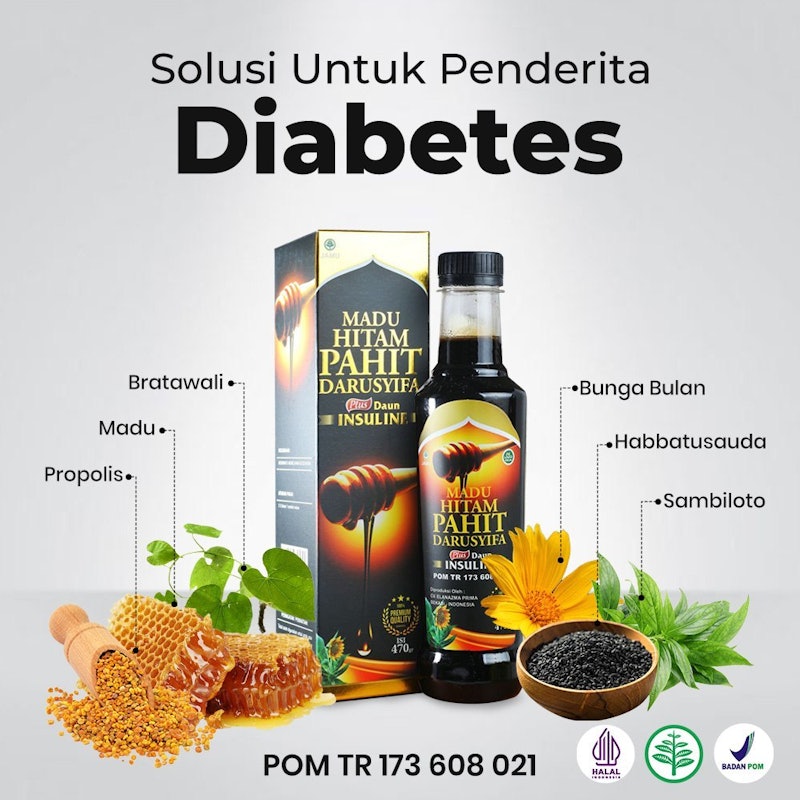 Darusyifa Madu Hitam Pahit Plus Daun Insuline 3