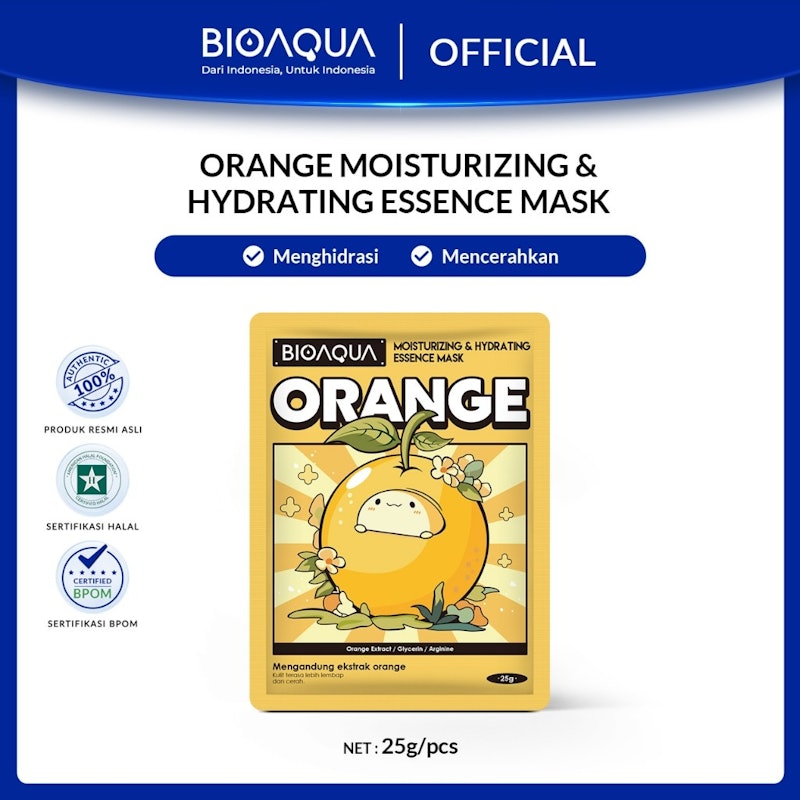 BIOAQUA Orange Moisturizing & Hydrating Essence Mask 2