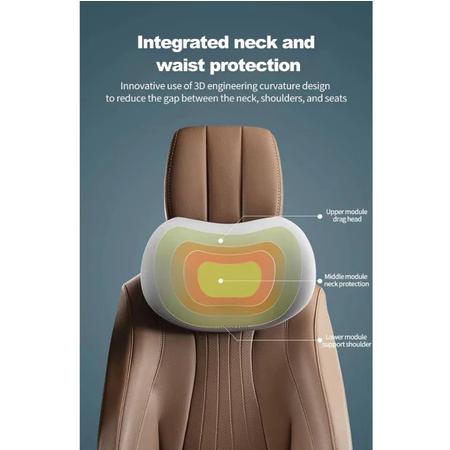  OTOHEROES Bantal Kursi Mobil Premium Black Set NK-2