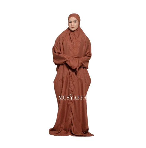 MUSYAFFA Mukena Terusan Dewasa Shafira Katun Premium