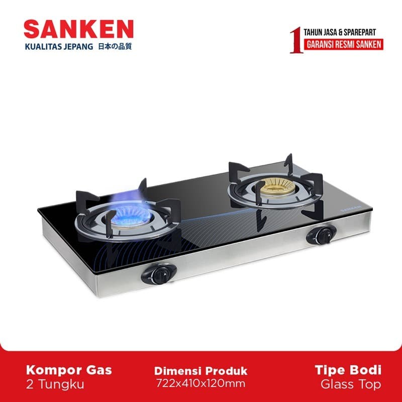 Sanken Argadwija Sanken Kompor Gas Dua Tungku SG-363