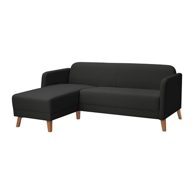 LINANÄS Sofa 3 dudukan, dengan chaise longue/vissle 605.122.48