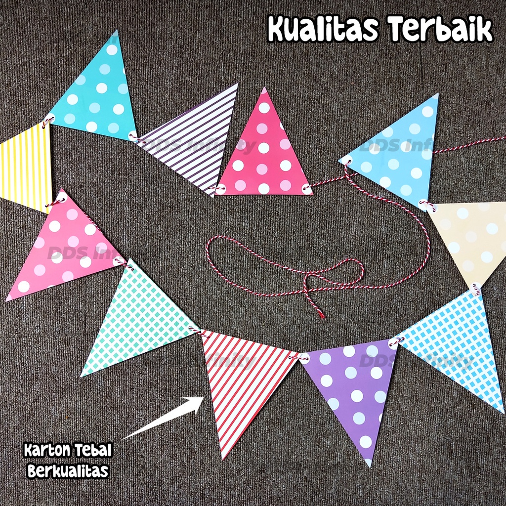 Bunting Flag Segitiga 5
