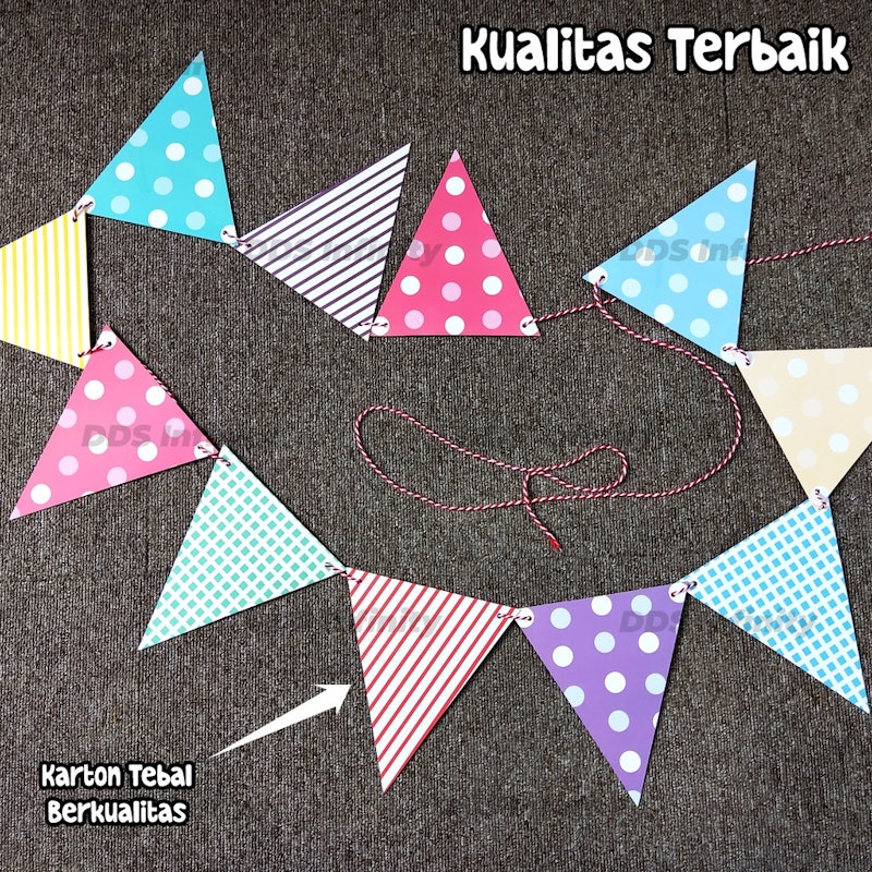 Bunting Flag Segitiga 5