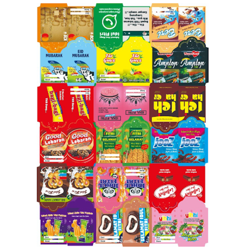 Amplop Lebaran Motif Snack 2