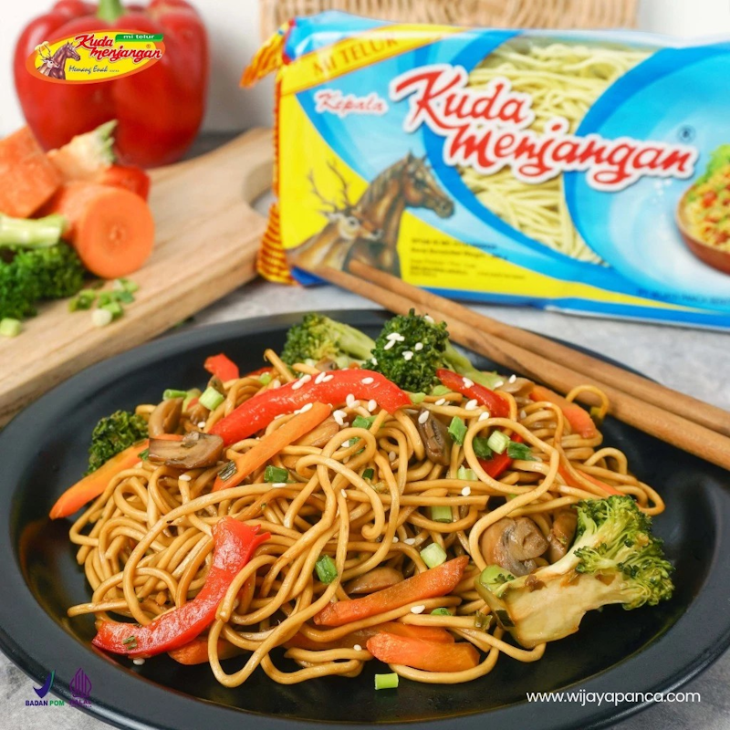Kepala Kuda Menjangan Mie Telur Lebar 4