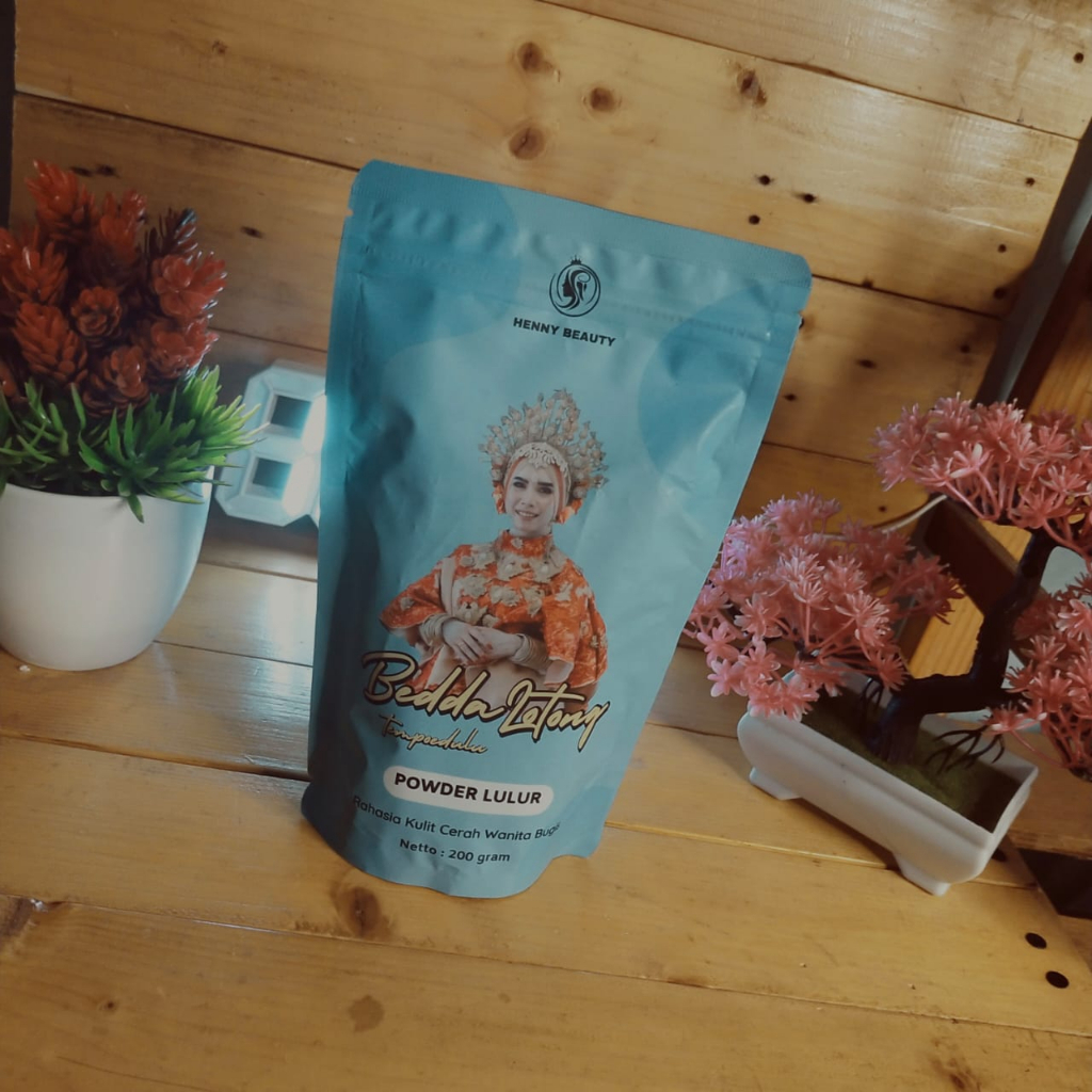  Henny Beauty Bedda Lotong Tempodulu Powder Lulur 