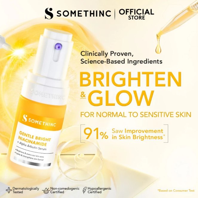 Royal Pesona Indonesia SOMETHINC Gentle Bright Niacinamide + Alpha Arbutin Serum