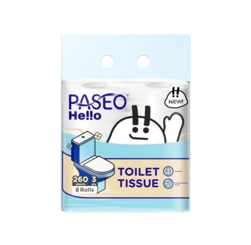 Paseo ｜ Hello Bathroom Roll Tissue Emboss