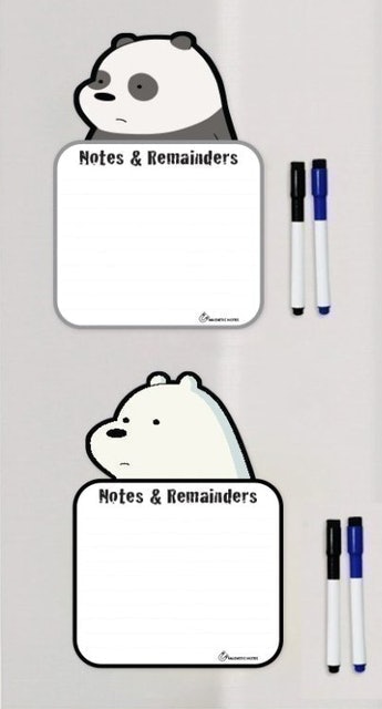  We Bare Bears Magnetic Notes