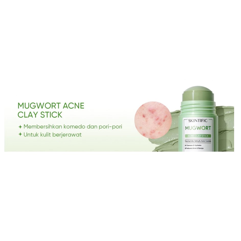 SKINTIFIC Cosmetics SKINTIFIC Mugwort Acne Clay Stick