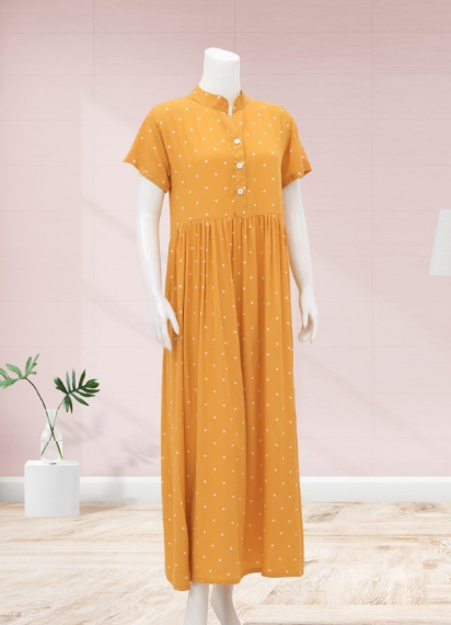 Lunaci Polkadot Maxi Dress