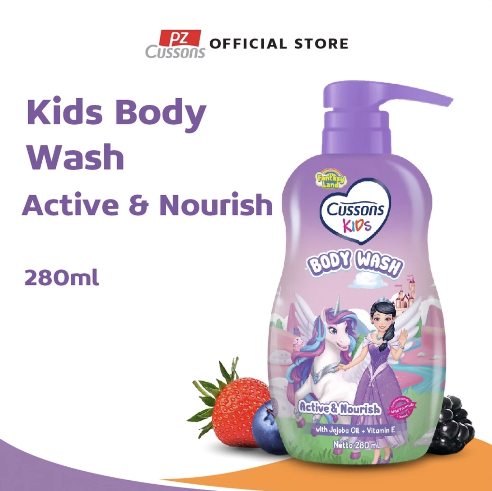 PZ. Cussons Indonesia Cussons Kids Body Wash Active & Nourish