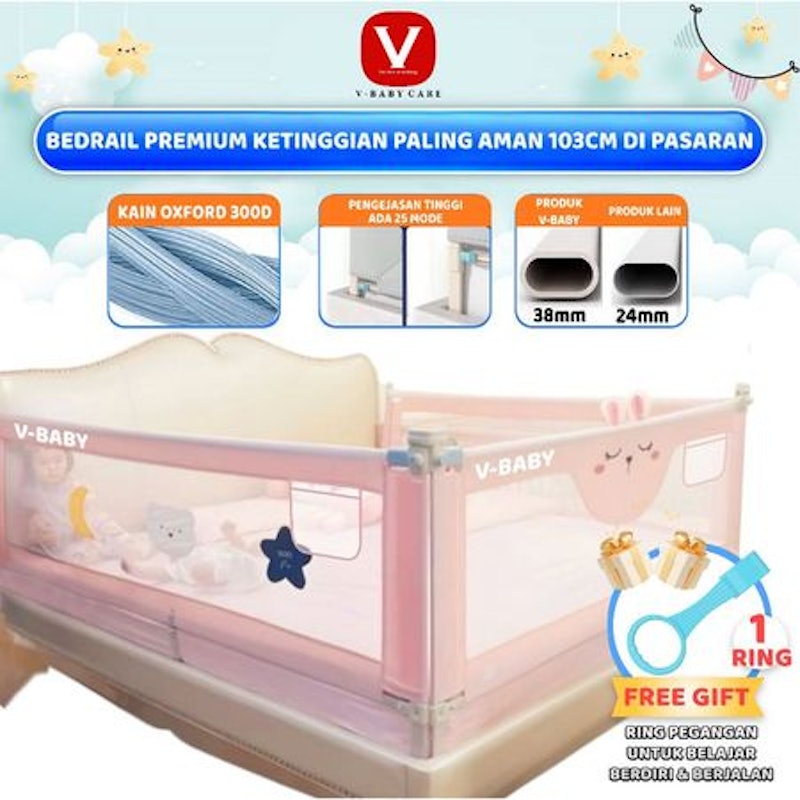 V-Baby Care Baby Bedrail 4