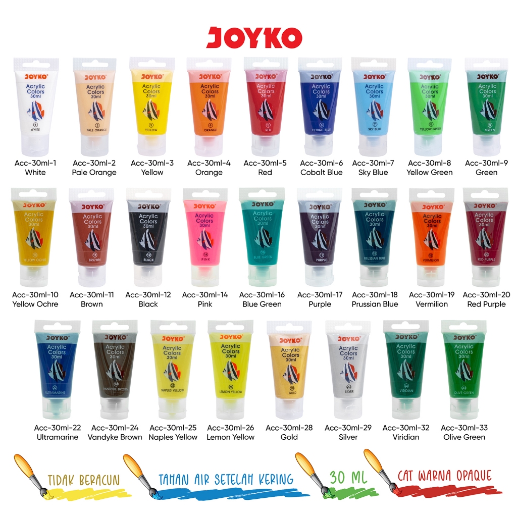 Atali Makmur JOYKO Acrylic Colors ACC-30ML