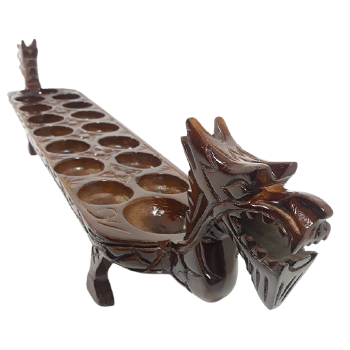Dakon Kayu Jati Motif Naga 1
