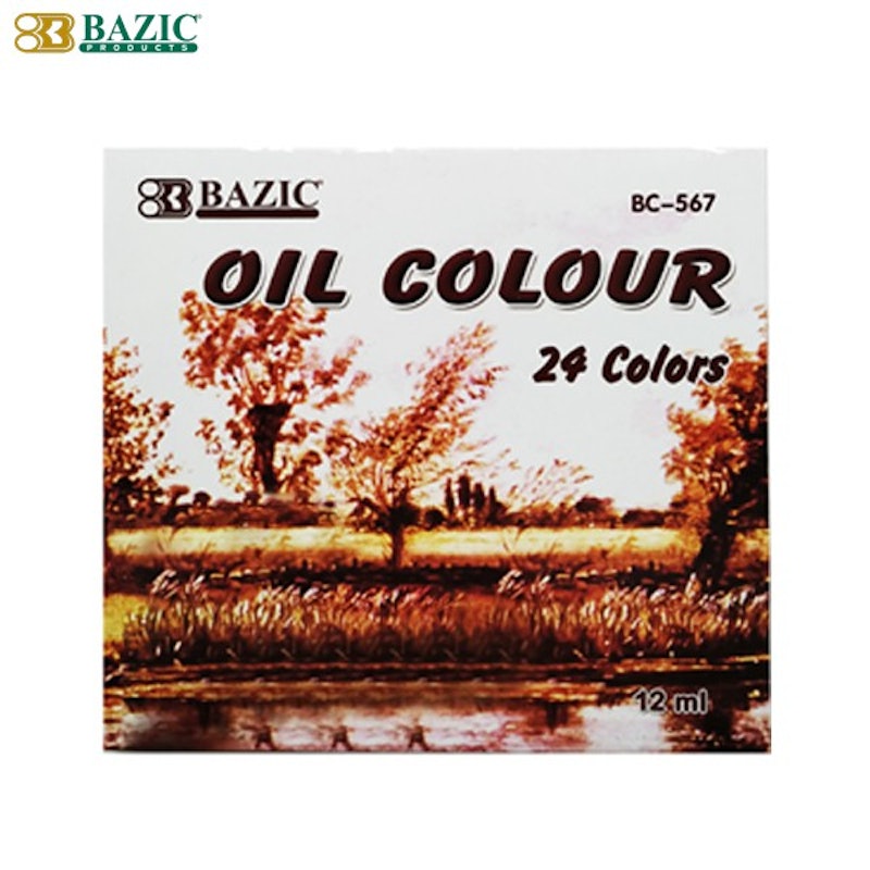 Oil Colour 24 Colors - Cat Minyak Isi 24 Warna 2