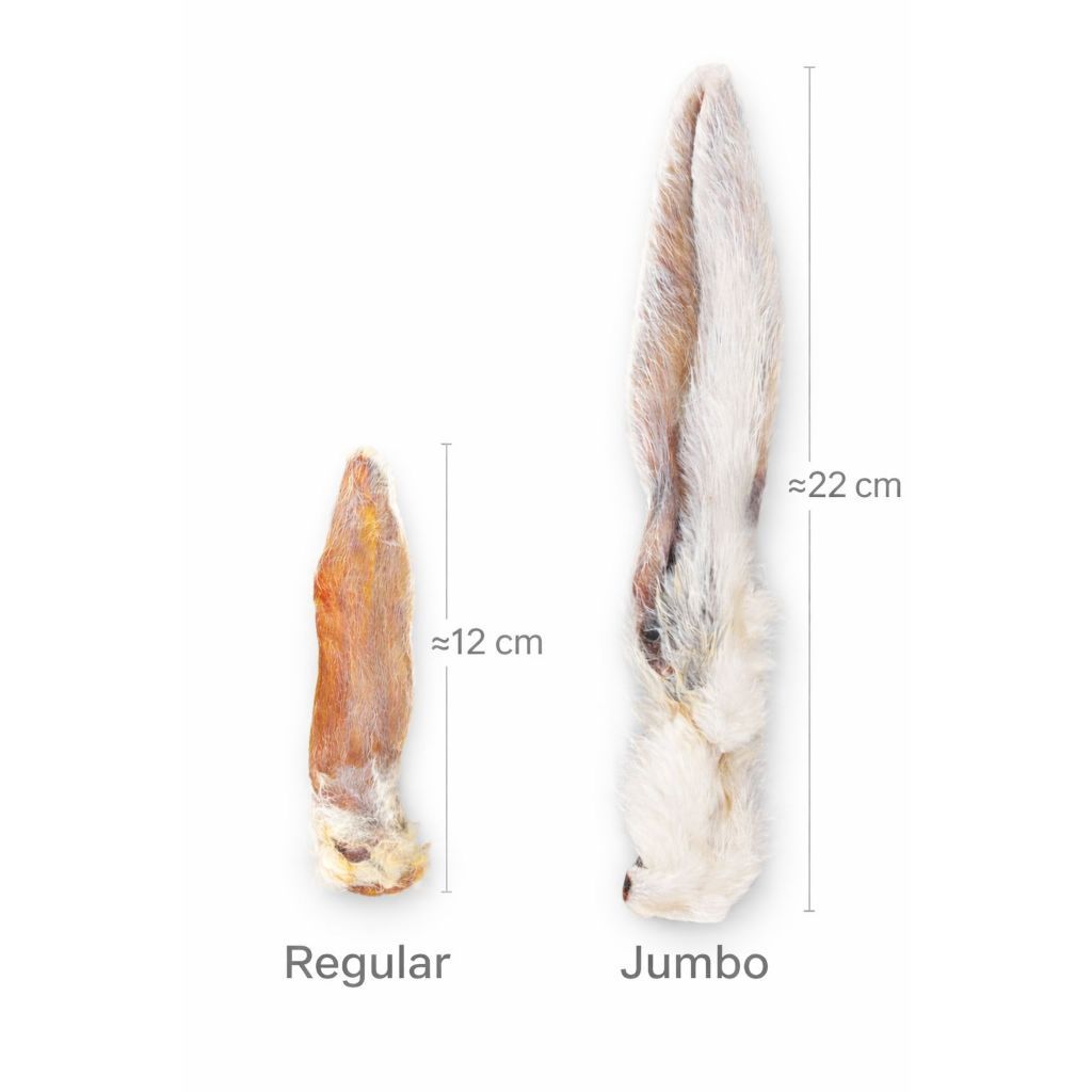 Waggytail Rabbit Ear with Fur Jerky 3