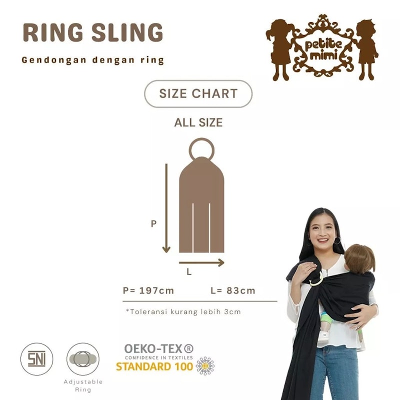 Petite Mimi Gendongan Ring Sling 3