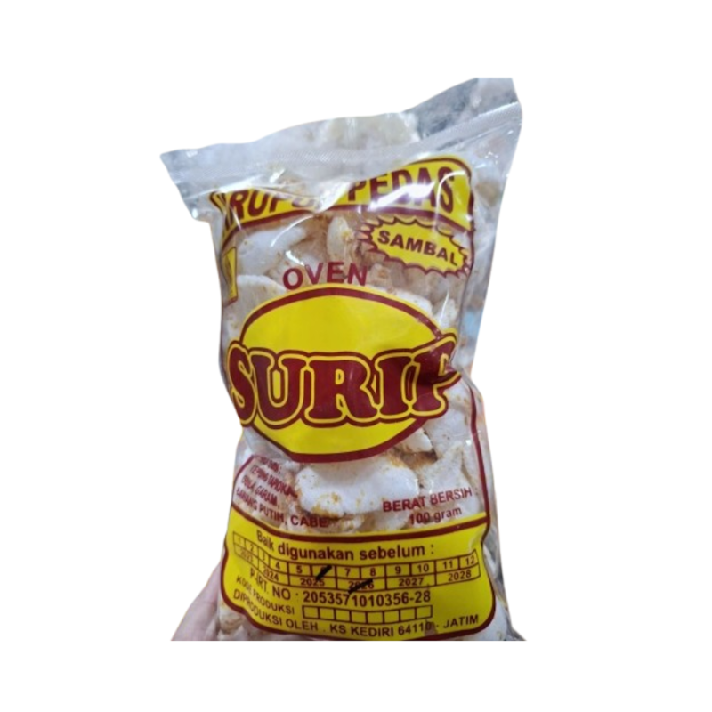 Surip Kerupuk Pedas Oven 1
