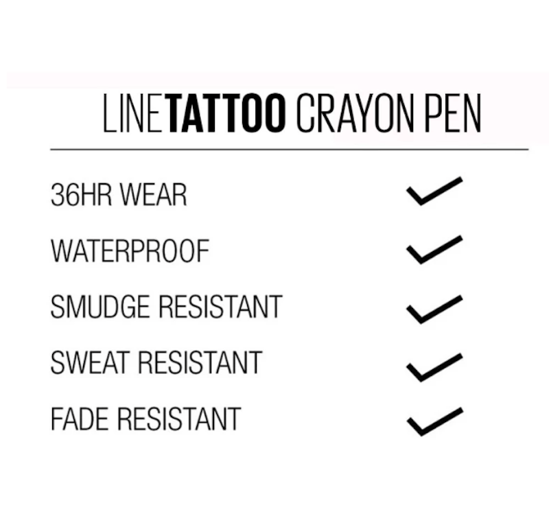 Line Tattoo Crayon Pen Liner - Dark Brown 5