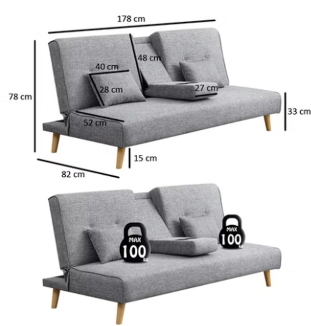 Daito Sofabed Minimalis