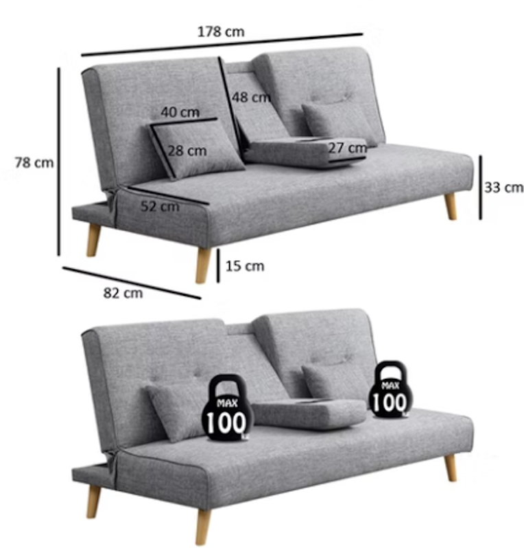 Daito Sofabed Minimalis 5