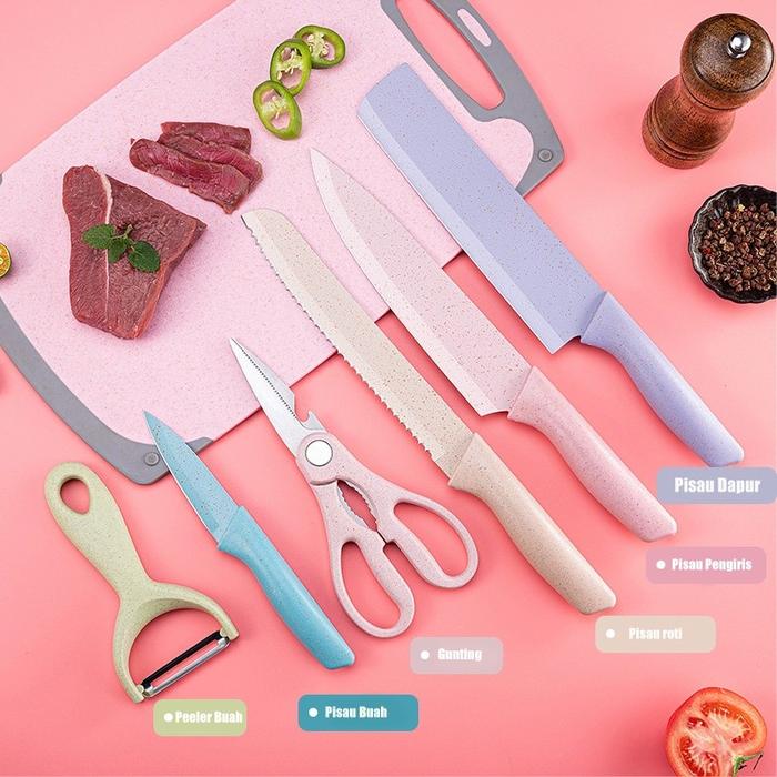 UPHOME Pisau Set 7 in 1 5