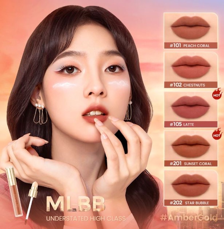 #AmberGold Velvet Matte Lip Clay 5