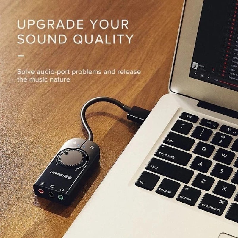 Ugreen USB External Sound Card 2