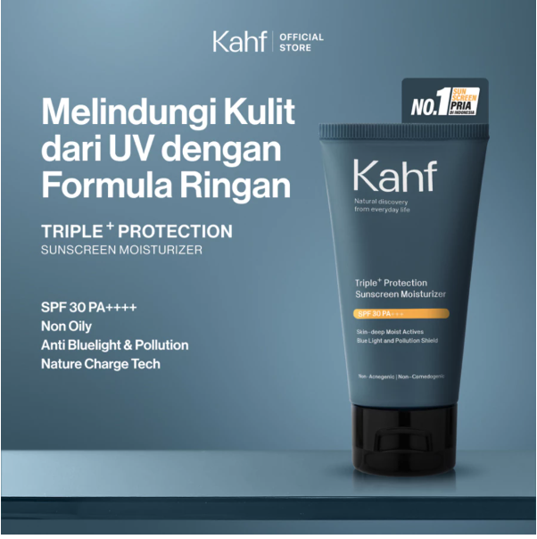 Paragon Technology and Innovation Kahf Triple+ Protection Sunscreen Moisturizer SPF 30 PA+++ 