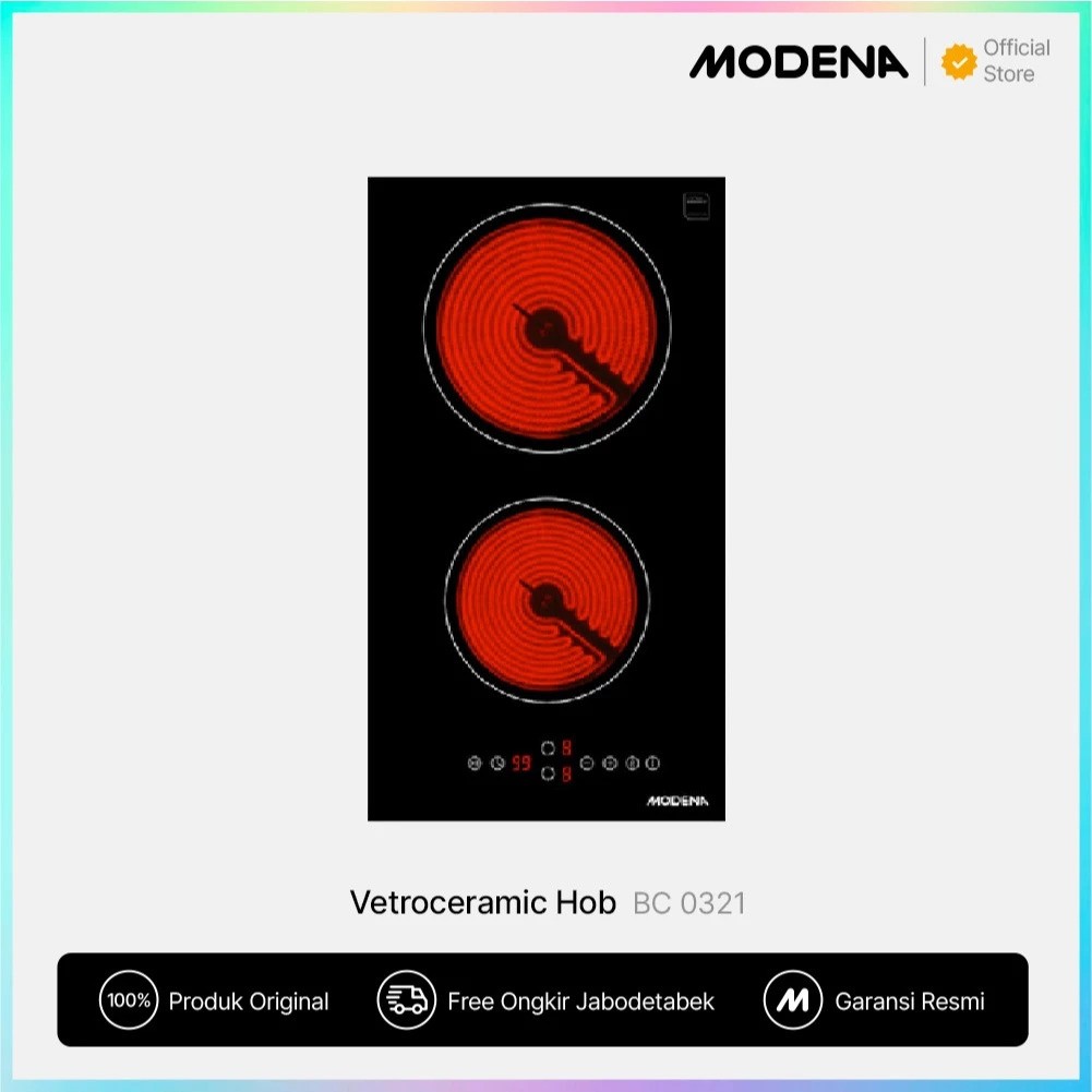 MODENA Indonesia MODENA Vetroceramic Hob BC 0321 L 