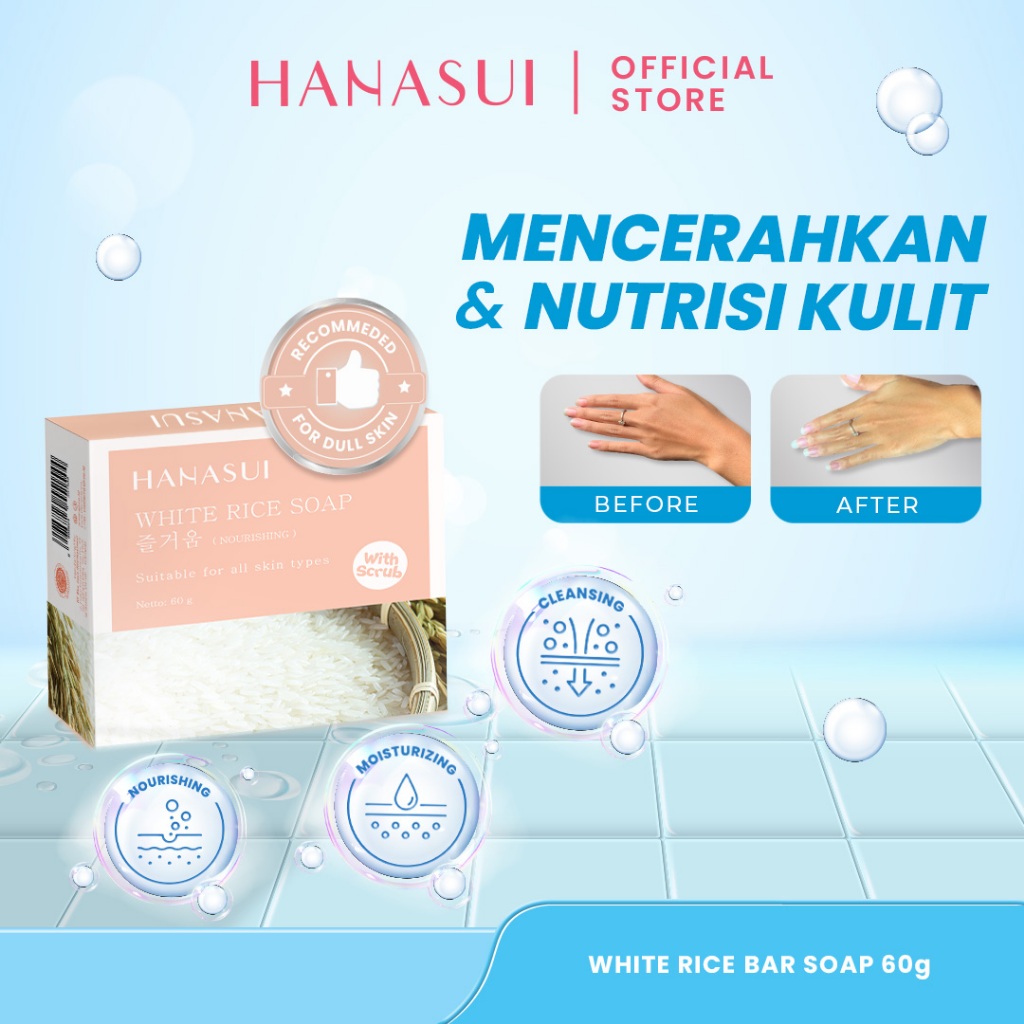 Eka Jaya Internasional Hanasui White Rice Soap