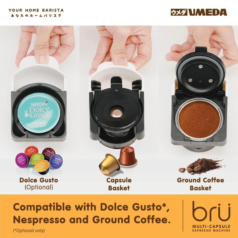 UMEDA brü Multi-Capsule Espresso Machine 4